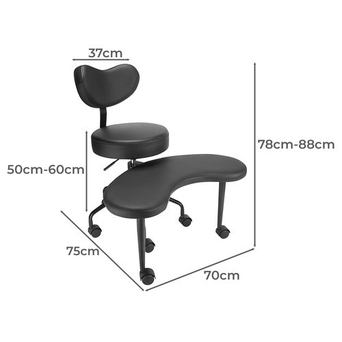 MODERN COLLECTIVE NEWPORT FAUX LEATHER MEDITATION CHAIR