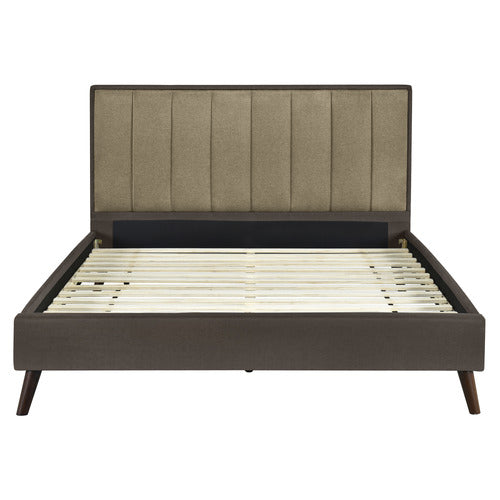 MIKASA FURNITURE NIGEL UPHOLSTERED PLATFORM BED