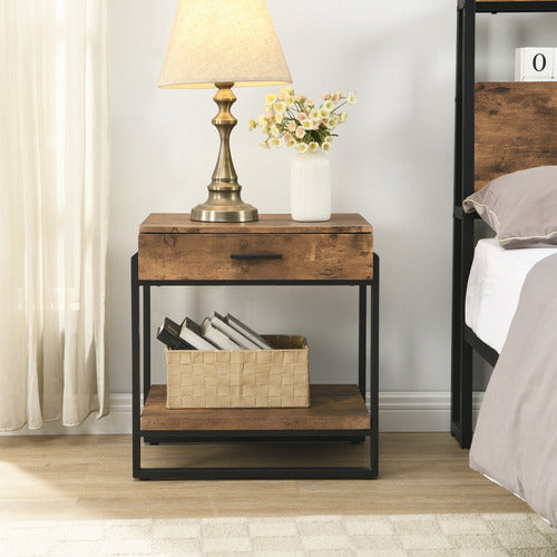 EVIE HOME NIKO BEDSIDE TABLE