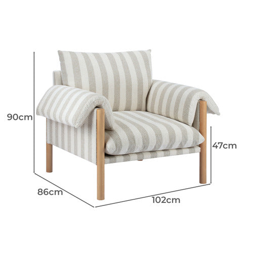 NOOK UPHOLSTERED ARMCHAIR