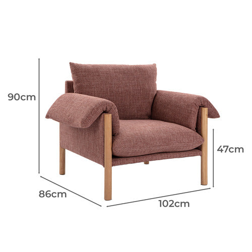 NOOK UPHOLSTERED ARMCHAIR