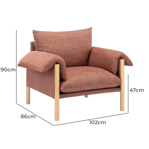 NOOK UPHOLSTERED ARMCHAIR