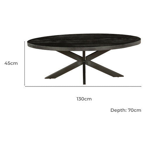 HOME & LIFESTYLE NOVA MANGO WOOD COFFEE TABLE
