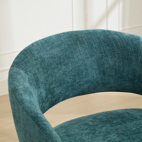 CASSINGTON HOME NYLAH CHENILLE SWIVEL ARMCHAIR