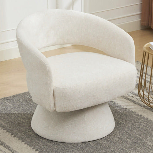 CASSINGTON HOME NYLAH CHENILLE SWIVEL ARMCHAIR