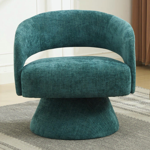 CASSINGTON HOME NYLAH CHENILLE SWIVEL ARMCHAIR