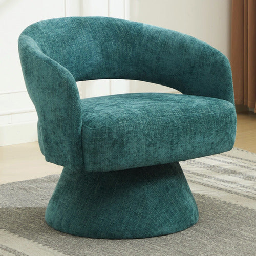 CASSINGTON HOME NYLAH CHENILLE SWIVEL ARMCHAIR