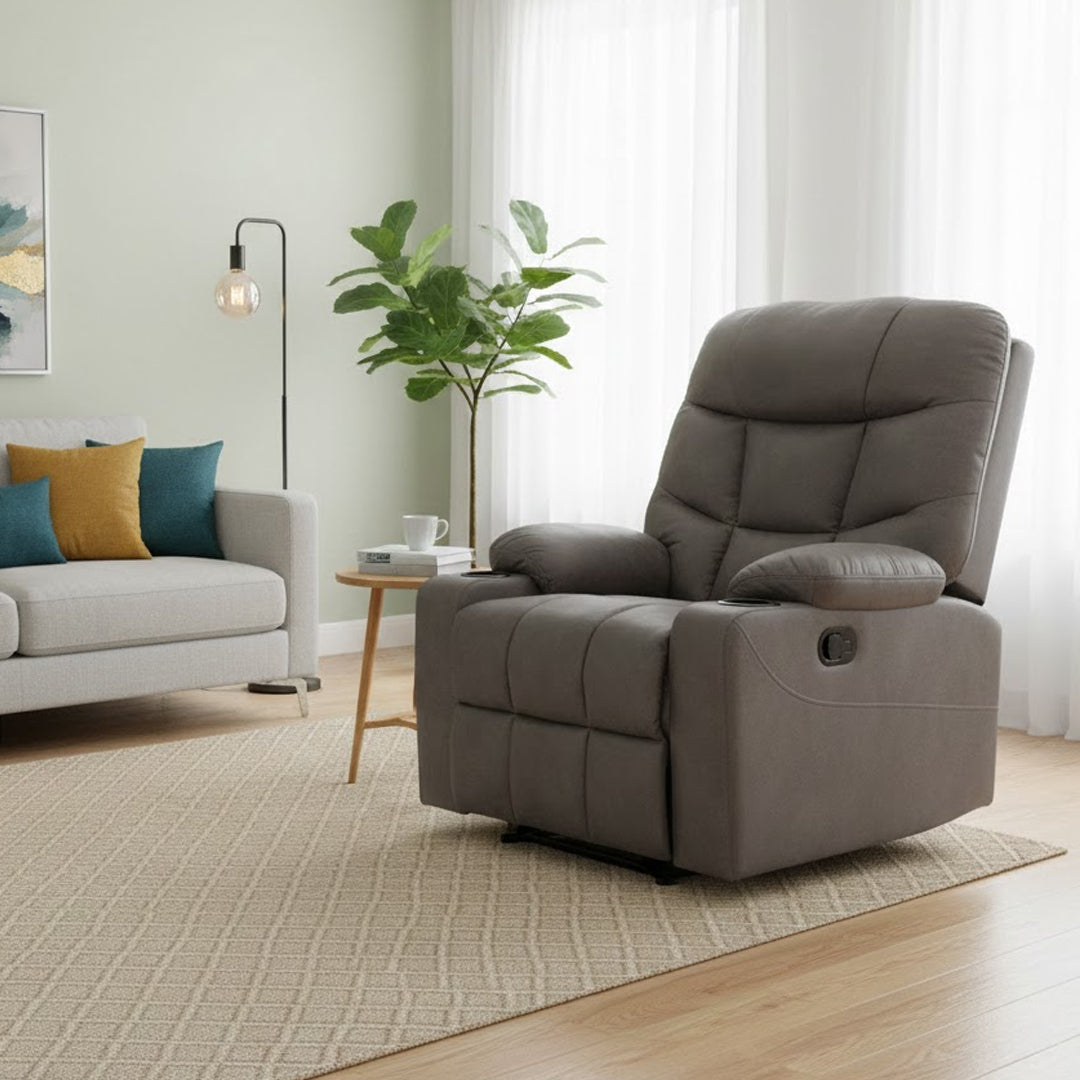 OAKLEIGH HOME CONESUS FAUX LEATHER MASSAGE RECLINER CHAIR