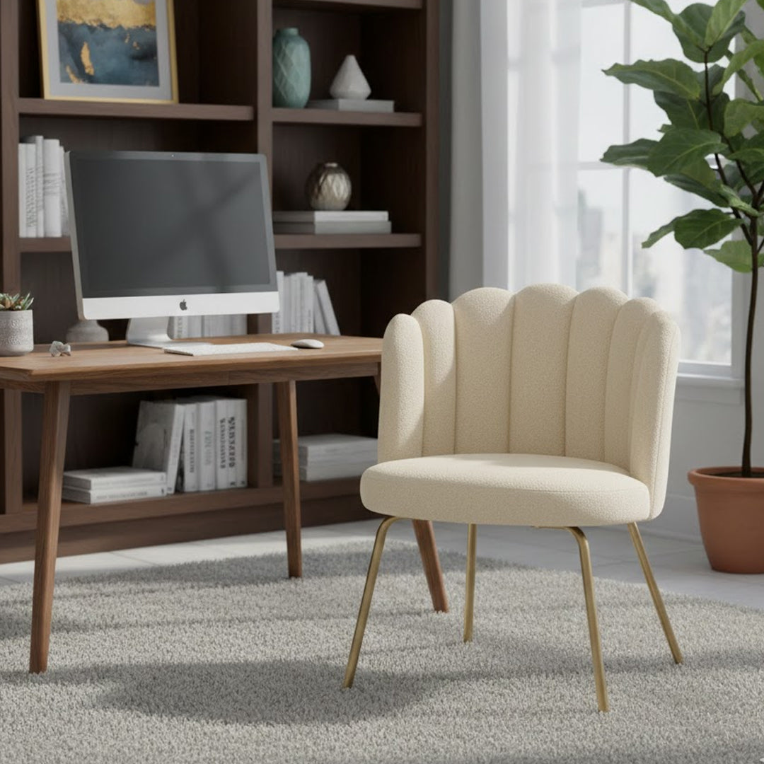 OSLO HOME CREAM HIKARI ACCENT CHAIR