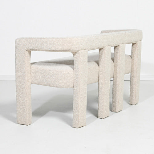 BROOKLYN AND BELLA OATMEAL SIMONE 2 SEATER SOFA