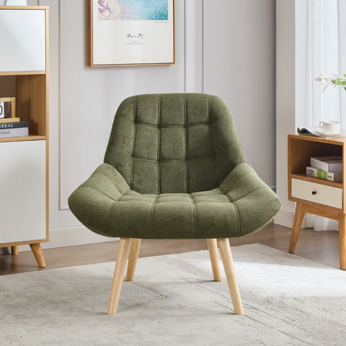CASSINGTON HOME BRITTANY RUBBERWOOD ACCENT CHAIR