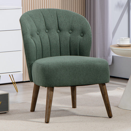 EVIE HOME OLIVER UPHOLSTERED ACCENT CHAIR