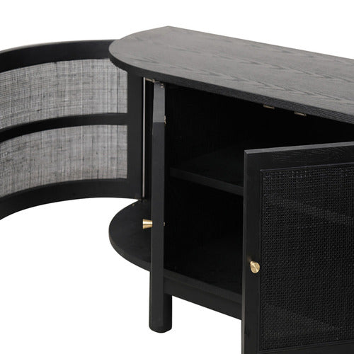 HARPER & HINDLEY ORION ASH WOOD ENTERTAINMENT UNIT