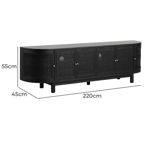 HARPER & HINDLEY ORION ASH WOOD ENTERTAINMENT UNIT