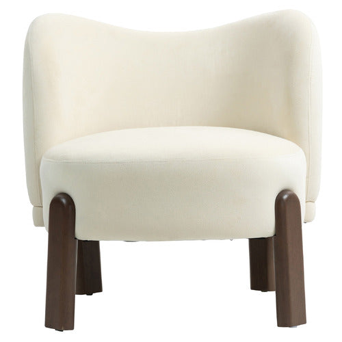 EVIE HOME ORION VELVET ACCENT CHAIR