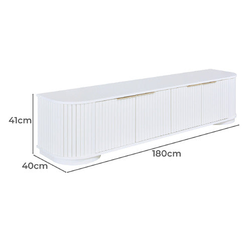 ESTUDIO FURNITURE ORLAITH 4 DOOR ENTERTAINMENT UNIT