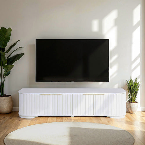 ESTUDIO FURNITURE ORLAITH 4 DOOR ENTERTAINMENT UNIT