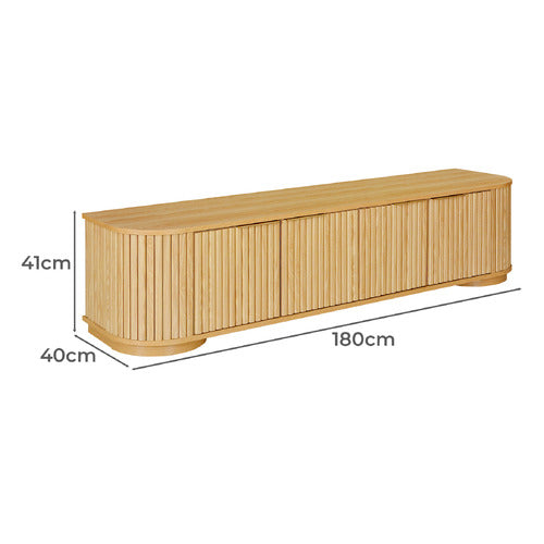 ESTUDIO FURNITURE ORLAITH 4 DOOR ENTERTAINMENT UNIT