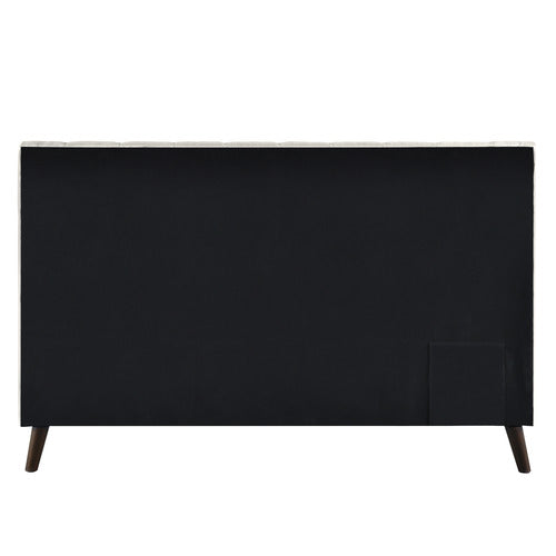 MIKASA FURNITURE ORLY UPHOLSTERED PLATFORM BED