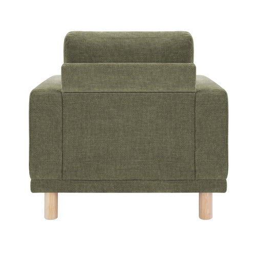 HIGH-PERFORMANCE WARWICK FABRIC ORSON ARMCHAIR