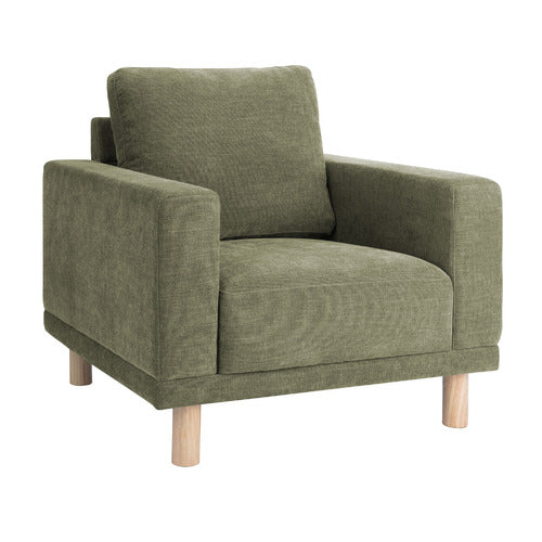 HIGH-PERFORMANCE WARWICK FABRIC ORSON ARMCHAIR