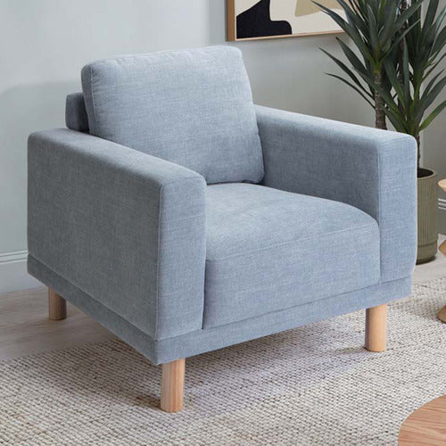 HIGH-PERFORMANCE WARWICK FABRIC ORSON ARMCHAIR