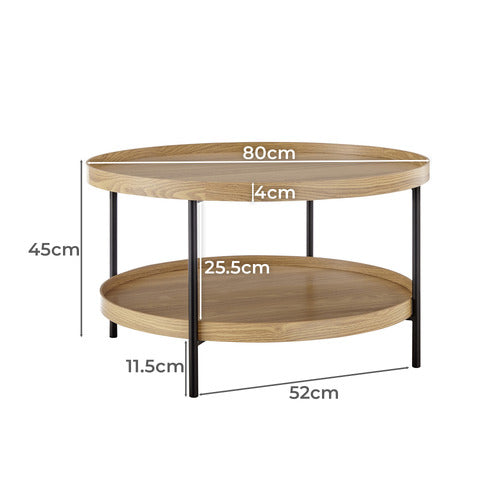 CORE LIVING IVONNE 2 TIER COFFEE TABLE