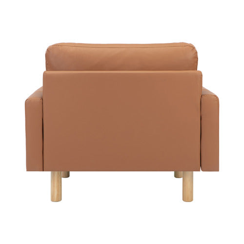 TAN OSLO UPHOLSTERED ARMCHAIR