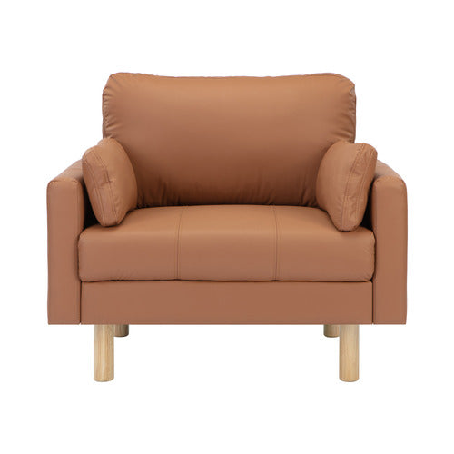 TAN OSLO UPHOLSTERED ARMCHAIR