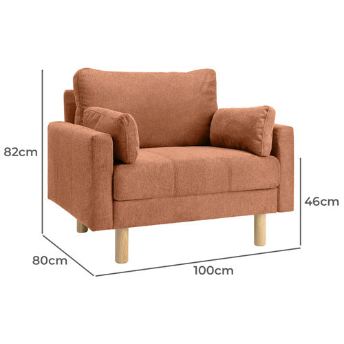 OSLO UPHOLSTERED ARMCHAIR