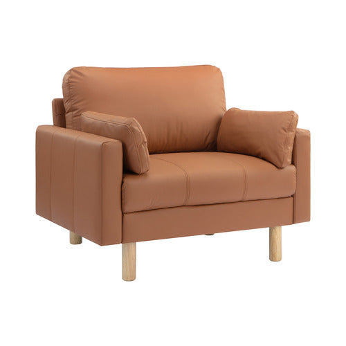 TAN OSLO UPHOLSTERED ARMCHAIR