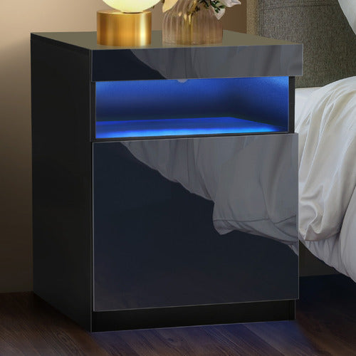 LIVING FUSION OSWIN LED BEDSIDE TABLE