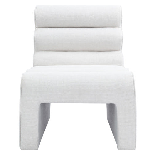 NATURAL PABLO CHENILLE ACCENT CHAIR