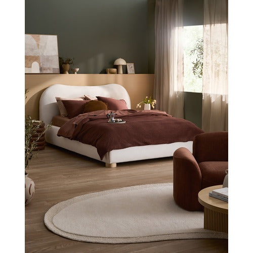 PALOMA BOUCLE GAS LIFT STORAGE BED