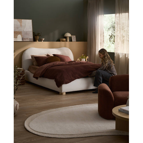 PALOMA BOUCLE GAS LIFT STORAGE BED