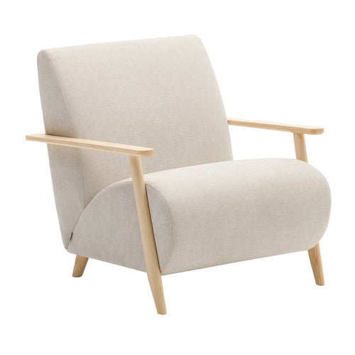 LINEA FURNITURE PAQUIN PINE WOOD ARMCHAIR