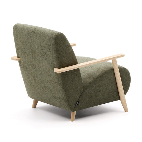LINEA FURNITURE PAQUIN PINE WOOD ARMCHAIR