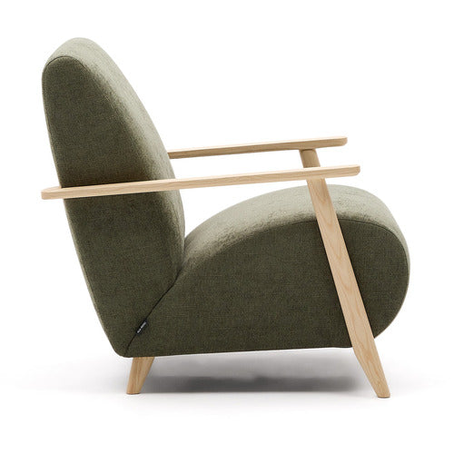 LINEA FURNITURE PAQUIN PINE WOOD ARMCHAIR