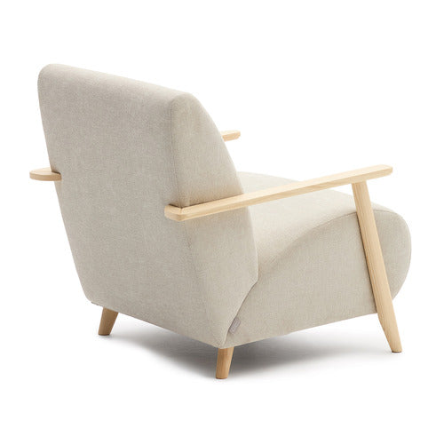 LINEA FURNITURE PAQUIN PINE WOOD ARMCHAIR