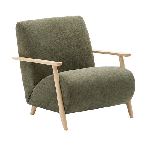 LINEA FURNITURE PAQUIN PINE WOOD ARMCHAIR