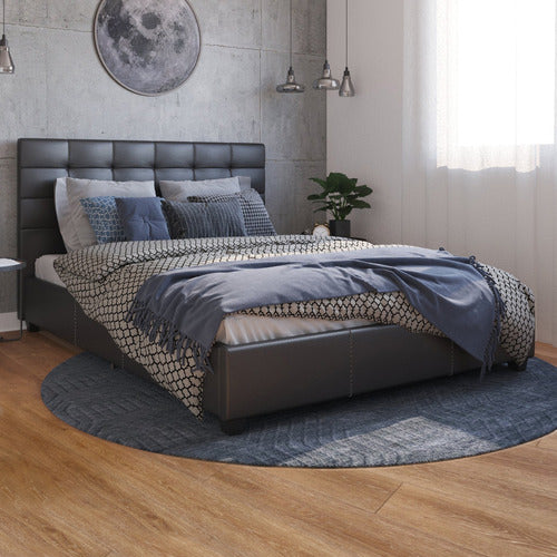 RAWSON & CO PARIS FAUX LEATHER BED FRAME