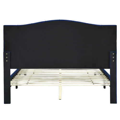 MIKASA FURNITURE YARIS VELVET PLATFORM BED