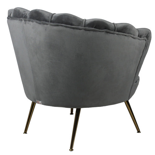 NATURALLY PROVINICIAL PELIAS VELVET ARMCHAIR