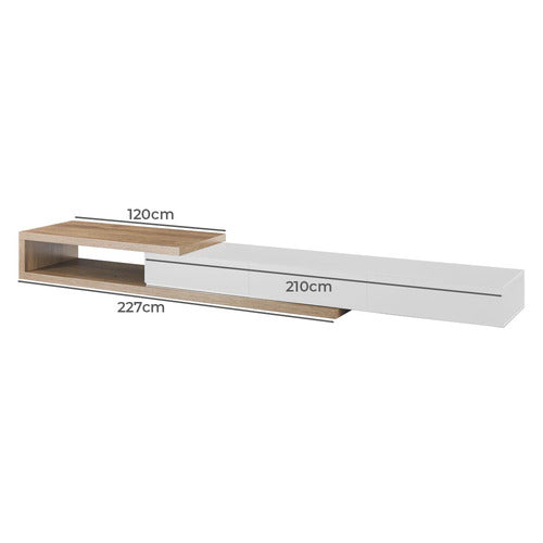 MONUMENT FURNITURE PENELOPE EXTENDABLE TV UNIT
