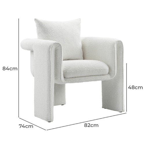 PERRI BOUCLE ARMCHAIR