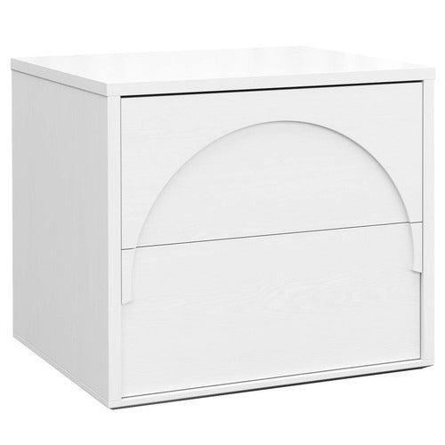 CONTINENTAL DESIGNS PERSEI 2 DRAWER BEDSIDE TABLE