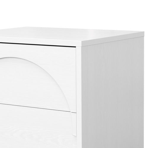CONTINENTAL DESIGNS PERSEI 2 DRAWER BEDSIDE TABLE