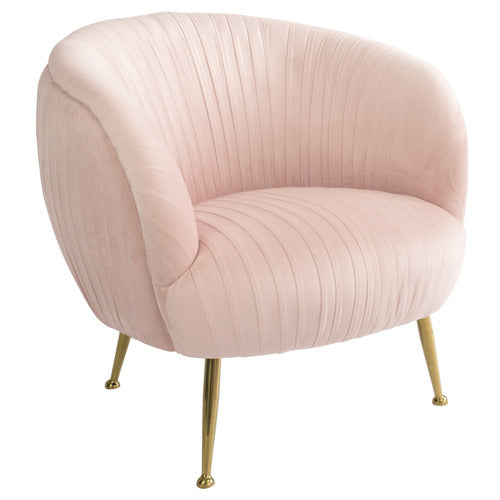 BROOKLYN AND BELLA PERUGIA VELVET ARMCHAIR