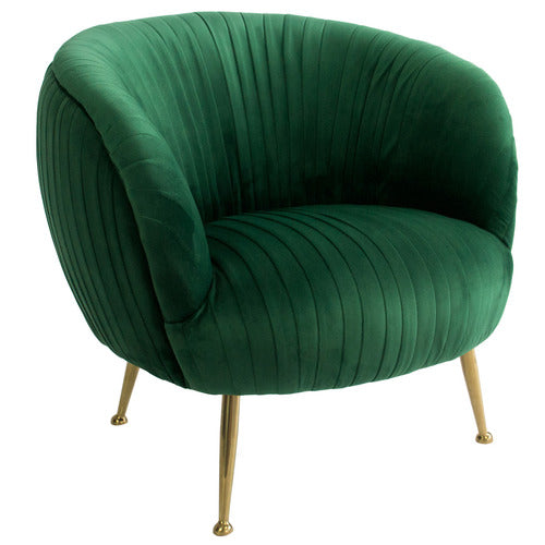 BROOKLYN AND BELLA PERUGIA VELVET ARMCHAIR