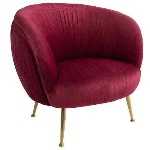 BROOKLYN AND BELLA PERUGIA VELVET ARMCHAIR
